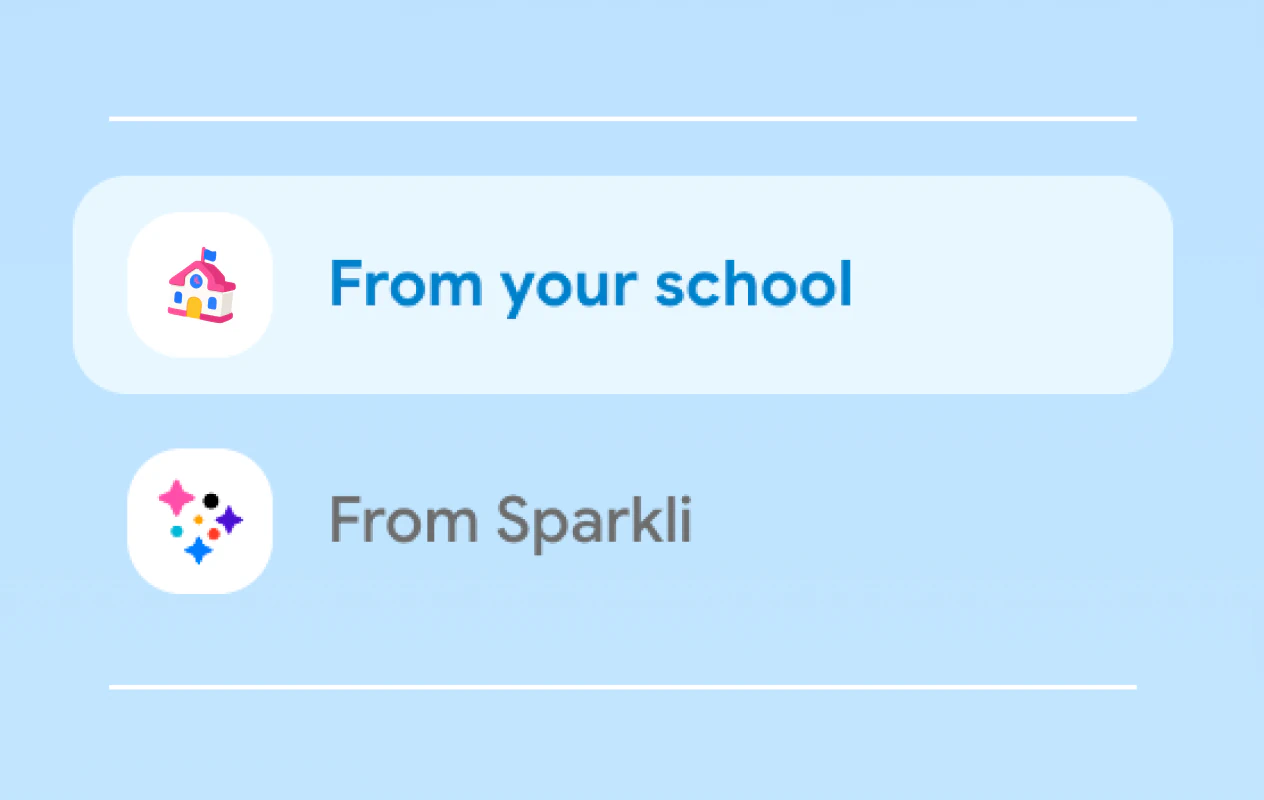 School library with From your school selected