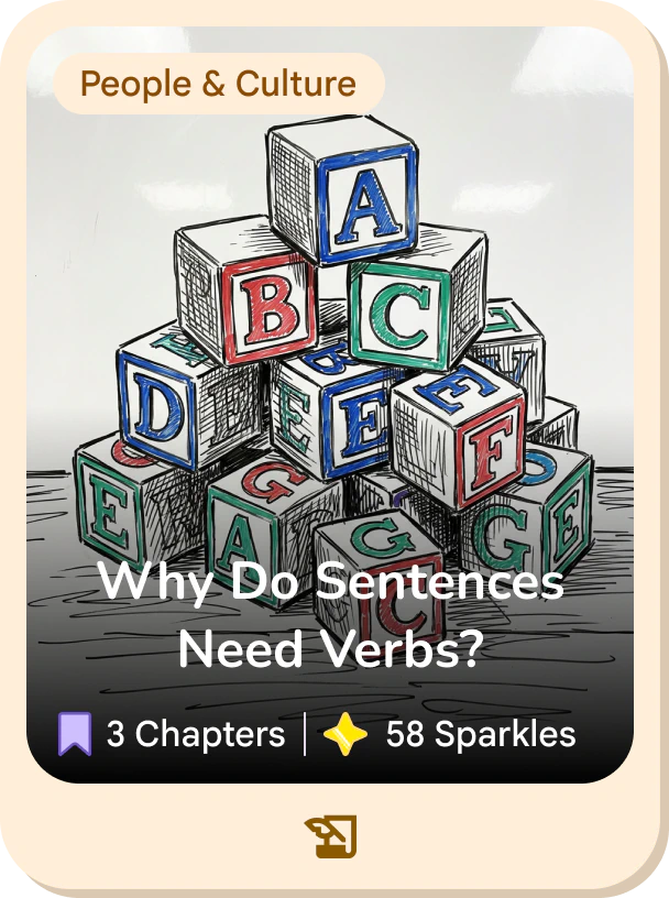 People and Culture expedition: Why do sentences need verbs?